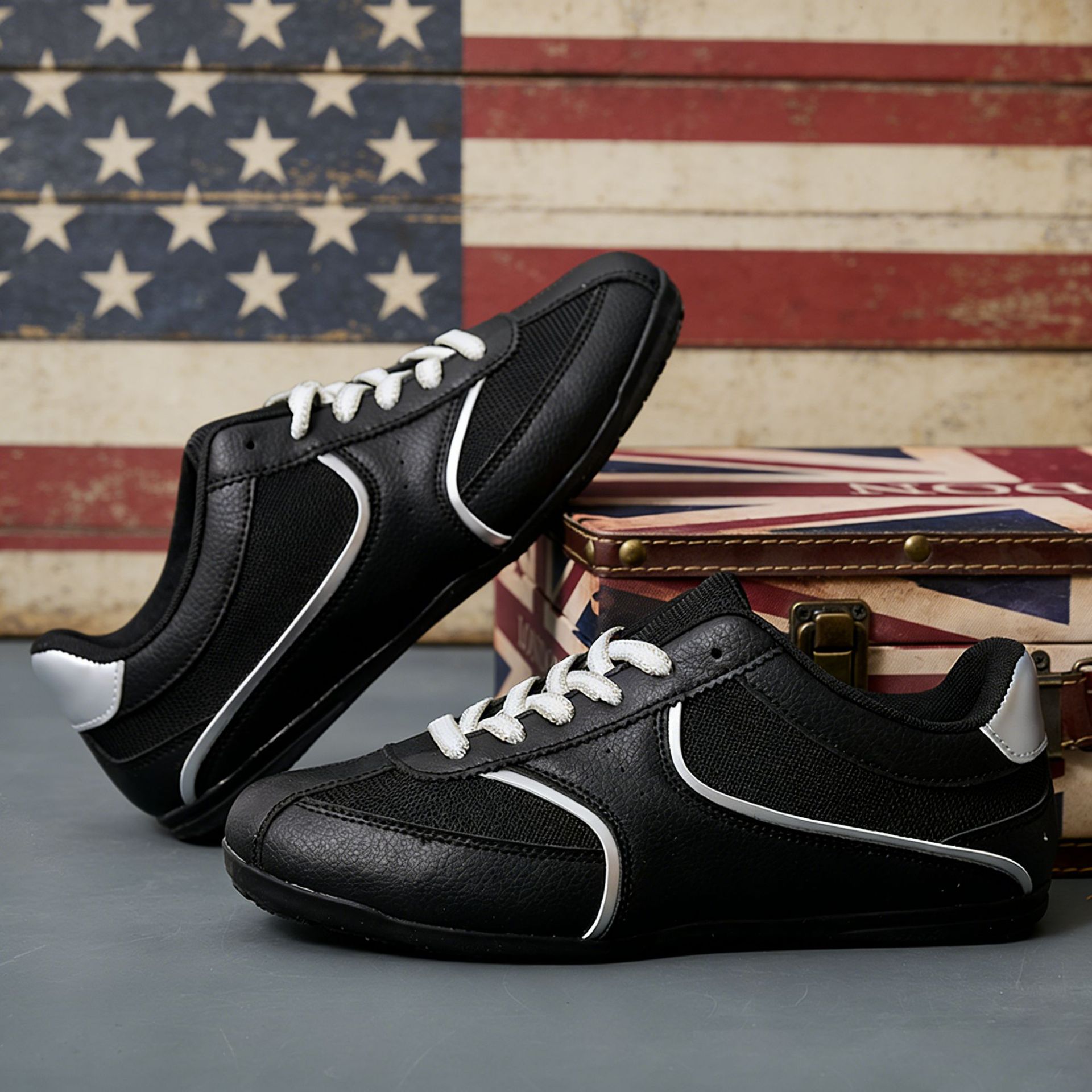 2026春秋新款美式简约潮流鞋一鞋多搭柔软秒穿脱不易变形工厂直供