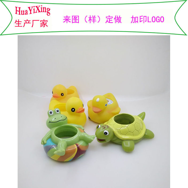 Manufacturer Customized Baby Water Thermometer, Enamel Shell, Customized Duck Bathing Turtle Frog Doll with Pictures and Samples