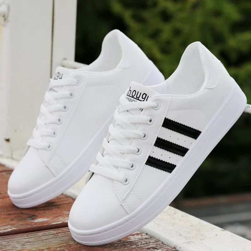 男鞋2025春季新款小白鞋潮流百搭运动休闲鞋透气学生平板鞋男潮鞋