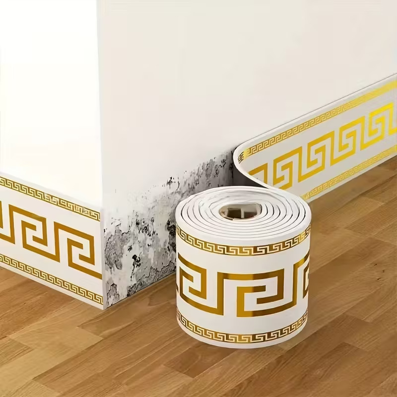 Wholesale Foreign Trade Self-Adhesive Skirting Board Stickers for Edge Protection, Windowsills, Wall Corners, Wall Tiles, and Home Waistline