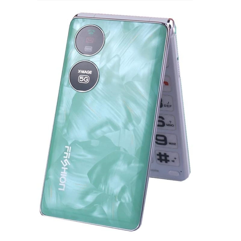 Flip Phone X-MAGE, двойной/одинарный 3.0 широкий экран, полная сеть 4G/5G, длительный заряд батареи (10–15 дней)
