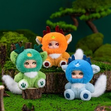 山海经系列搪胶毛绒玩具挂件可爱貔貅潮玩公仔摆件麒麟玩偶礼物
