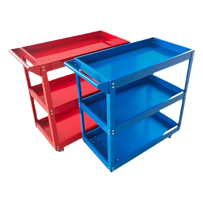 Заводская трехслойная Мобильная тележка для инструментов с тормозными колесами Размер дополнительной тележки для обслуживания двухслойная тележка для инструментов оптом