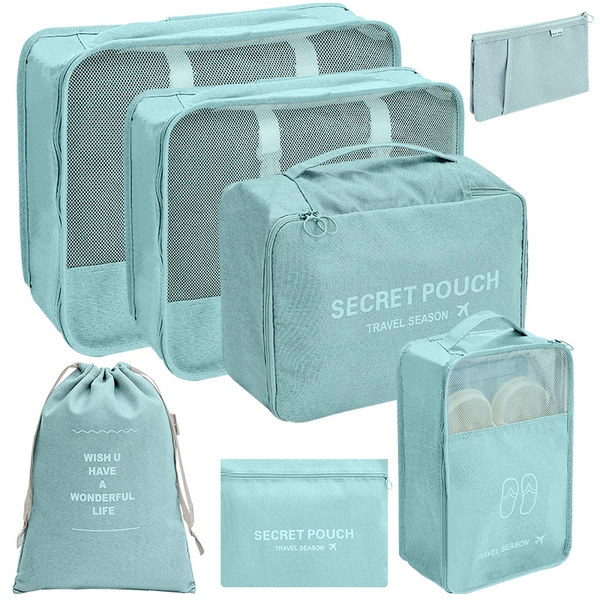 Azure three dimensional set