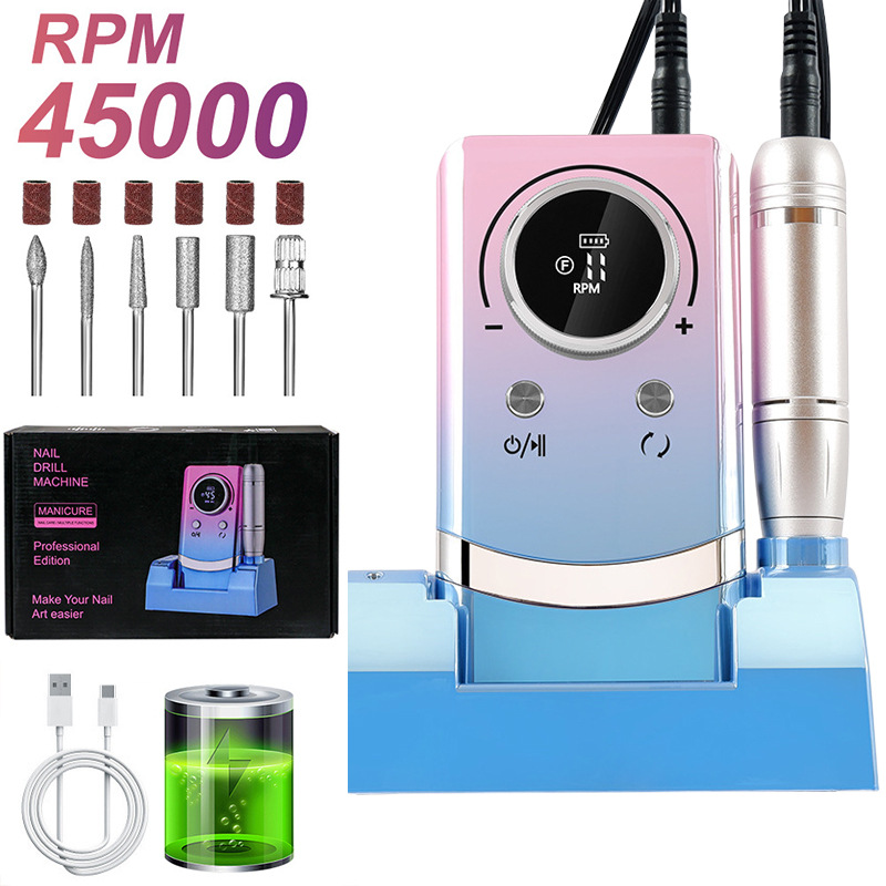 Torno Eléctrico para Uñas Portátil Recargable para Manicura image 56