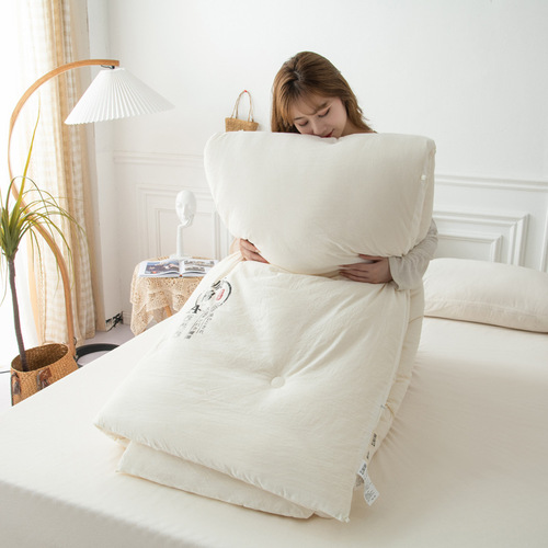 Japanese soy fiber cotton quilt summer quilt air-conditioned quilt double autumn and winter quilt core summer cool quilt gift wholesale