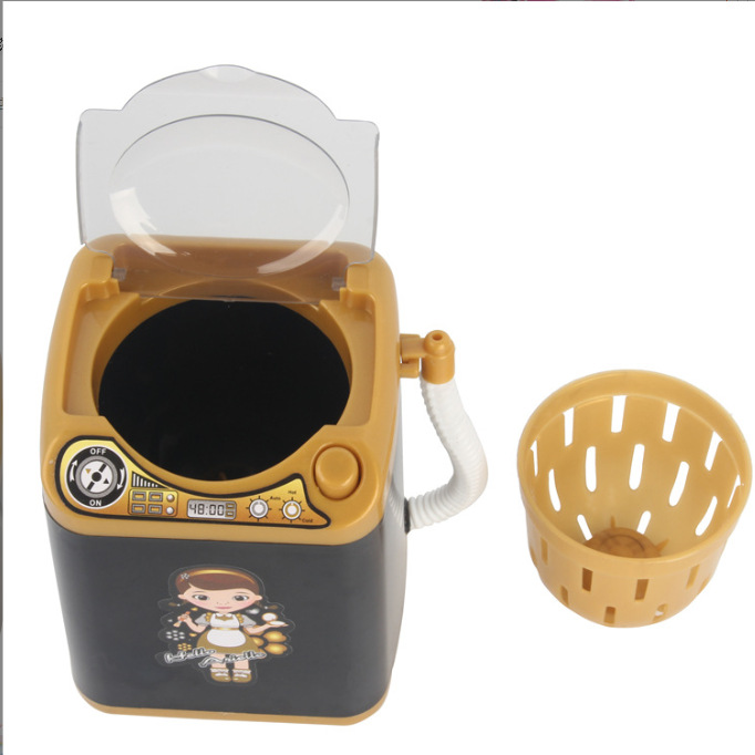 Tiktok actualizado mini electrodoméstico para niños juguete cesta de drenaje eléctrico lavadora play House spin-Dry deshidratador