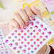 Children's Nail Stickers Cartoon Cute Nail Stickers Kindergarten DIY Nail Dress-up Stickers Decorative Stickers Holiday Gifts