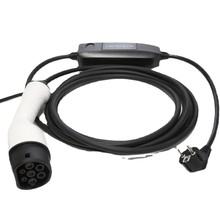 欧标充电枪13/16A新能源电动汽车充电器屏显便携式亚马逊电商专供