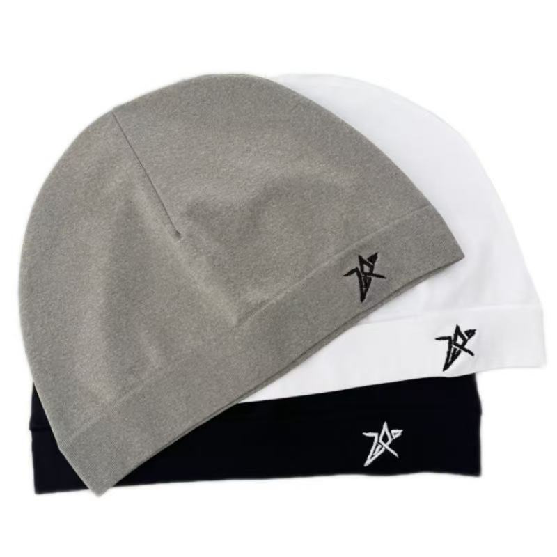 European and American Trendy Brand Personalized Embroidered Cold Hats for Men and Women, Street Fashion Versatile Knitted Hats, Single-Layer Skull Hats for Sports