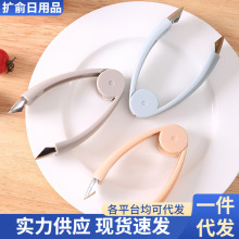 不锈钢菠萝去眼器尖头草莓夹家用多功能削神器水果草莓去蒂器分块