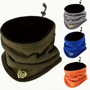 Men's Neck Winter Thickened Neck Sleeve Men's Warm Neck Sleeve Cervical Spine Protection Pullover fleece-lined Outdoor Riding Scarf for Women