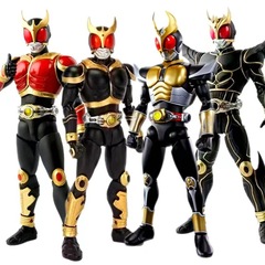Shf真骨雕仮面ライダー仮面ウルトラマンマグネット発光究极黒目空我黒赤金フィギュアモデル