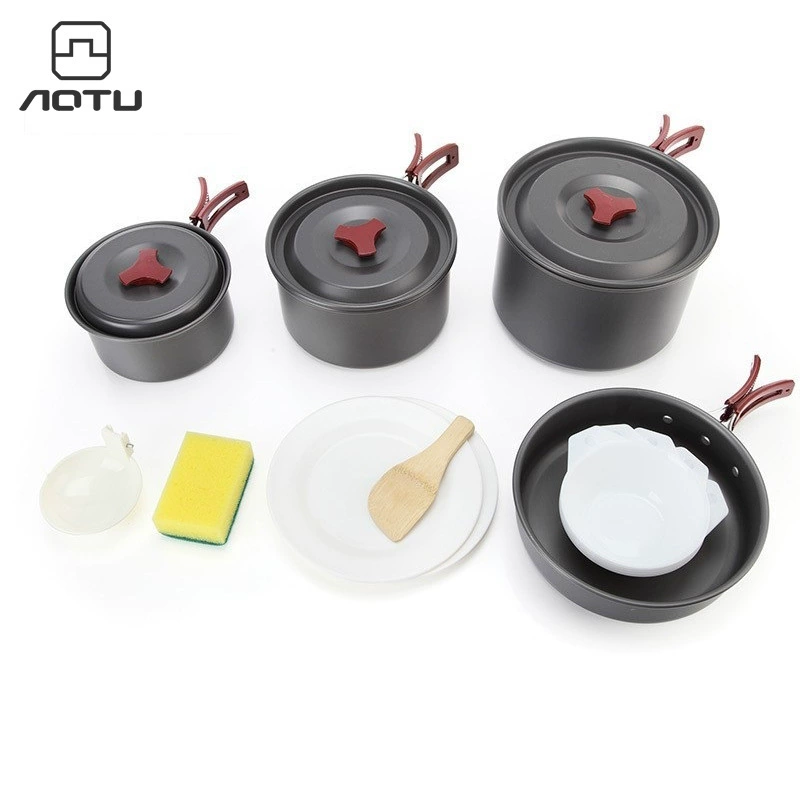 Bump уличная посуда костюм Кемпинг принадлежности для барбекю складной горшок для пикника трансграничная оптовая продажа AL500