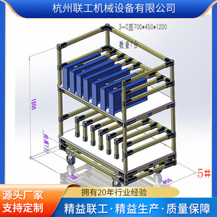 Manufacturer Produces and Wholesales Stainless Steel Turnover Carts, E-Commerce Goods Sorting Carts, Anti-Static Wire Rod Ingredient Carts
