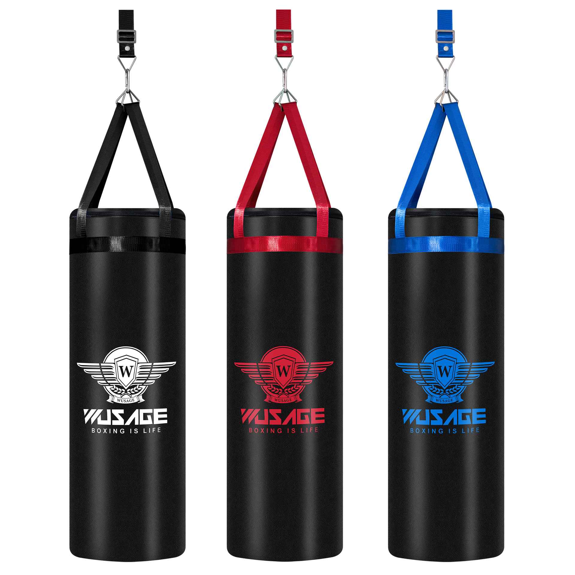 Cross-Border Boxing Sandbag Hanging Hollow Sanda Home Fighting Taekwondo Solid Muay Thai Sandbag Fitness and Durable