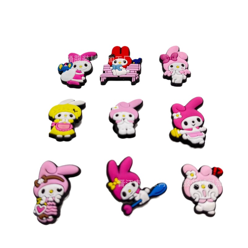 Melody hole shoes shoe flower diy accessories detachable zhibi star jibbitz Sanrio shoe buckle decorative buckle