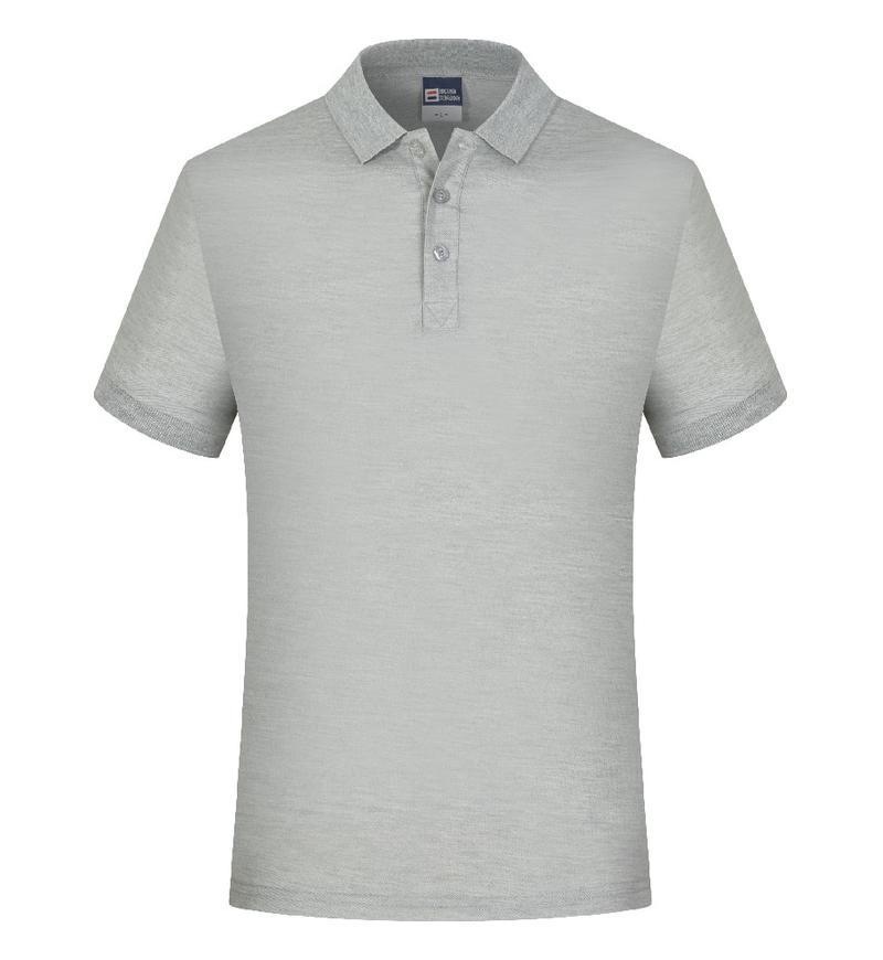 Color sólido 220g herramienta de manga corta impresión azul tibetano de poliéster de verano polo de trabajo ropa de trabajo LOGO ocio