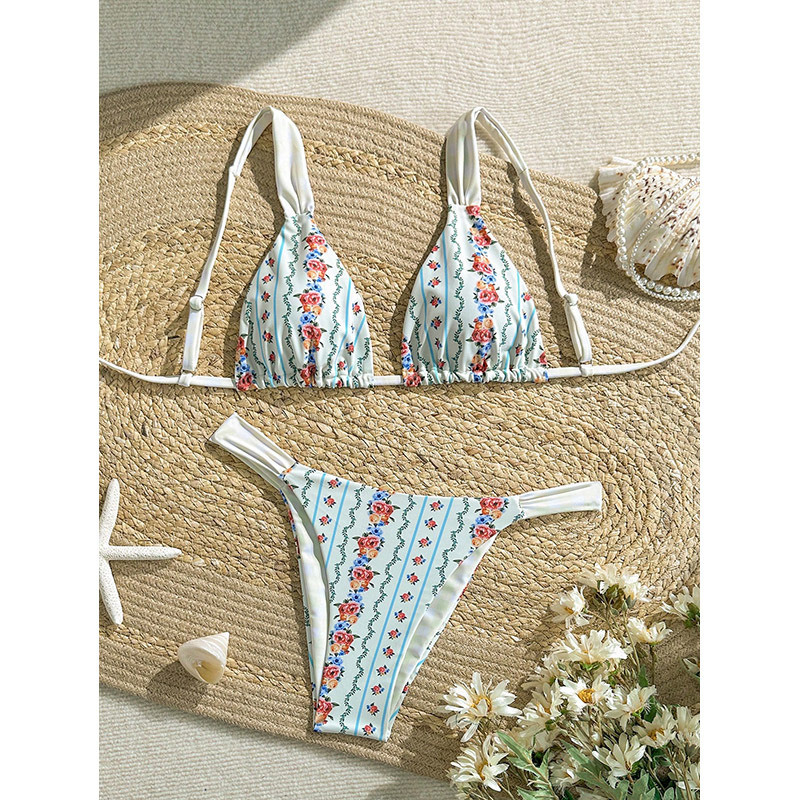 Amazon AliExpress transfronterizo Europa y Estados Unidos una variedad de trajes de baño divididos bikini de mujer trajes de baño de spa de playa