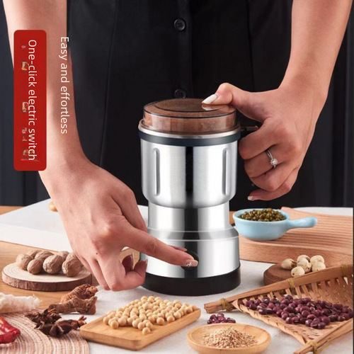 Electric Grinder Household Multi-functional Flour Mill for Grains, Medicinal Herbs, and Fine Coffee Grinder
