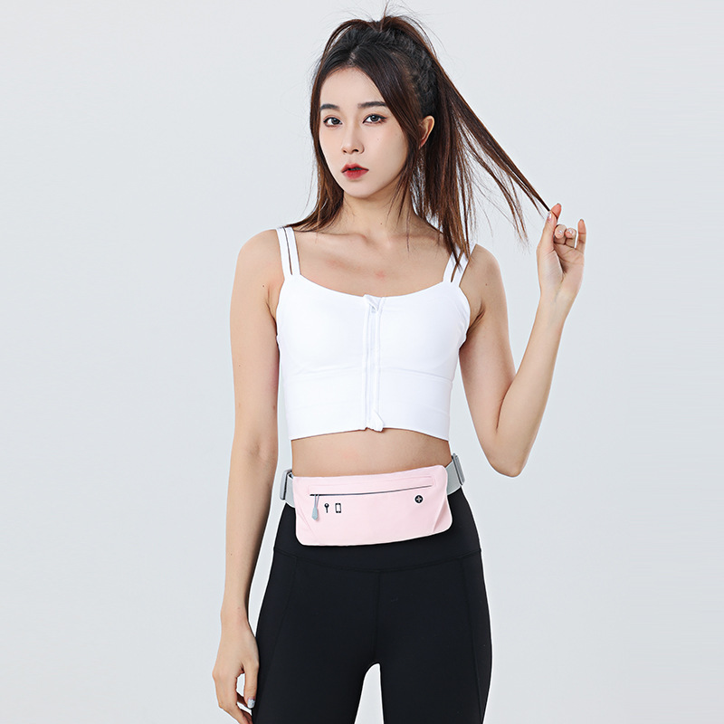 New Sports Chest Waist Bag Dual-Purpose Lightweight Crossbody Bag Outdoor Men's and Women's Running Fashion Internet Celebrity Waist Bag Mobile Phone Bag