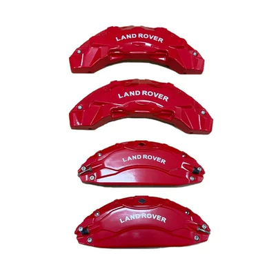 Suitable for 20-26 model Land Rover Defender aluminum alloy brake caliper covers, wheel hub modification and color change, caliper color change (Brake caliper cover) - land-rover-defender-caliper-cover-30t48v-mild-hybrid-system-red