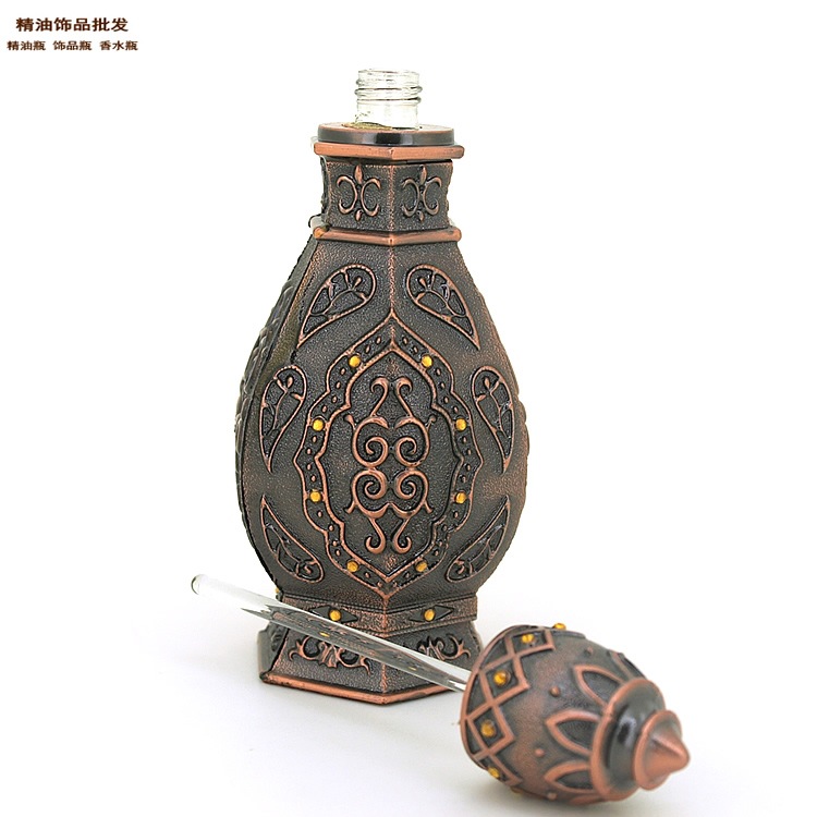精油饰品网红铜色古典花瓶款香水瓶4.jpg