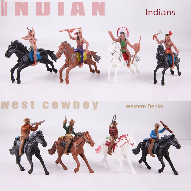 Кросс-бордер Amazon ездовой кукольный модел Eight бутылок, Eight Malaysia Western denim Indian ancient characters