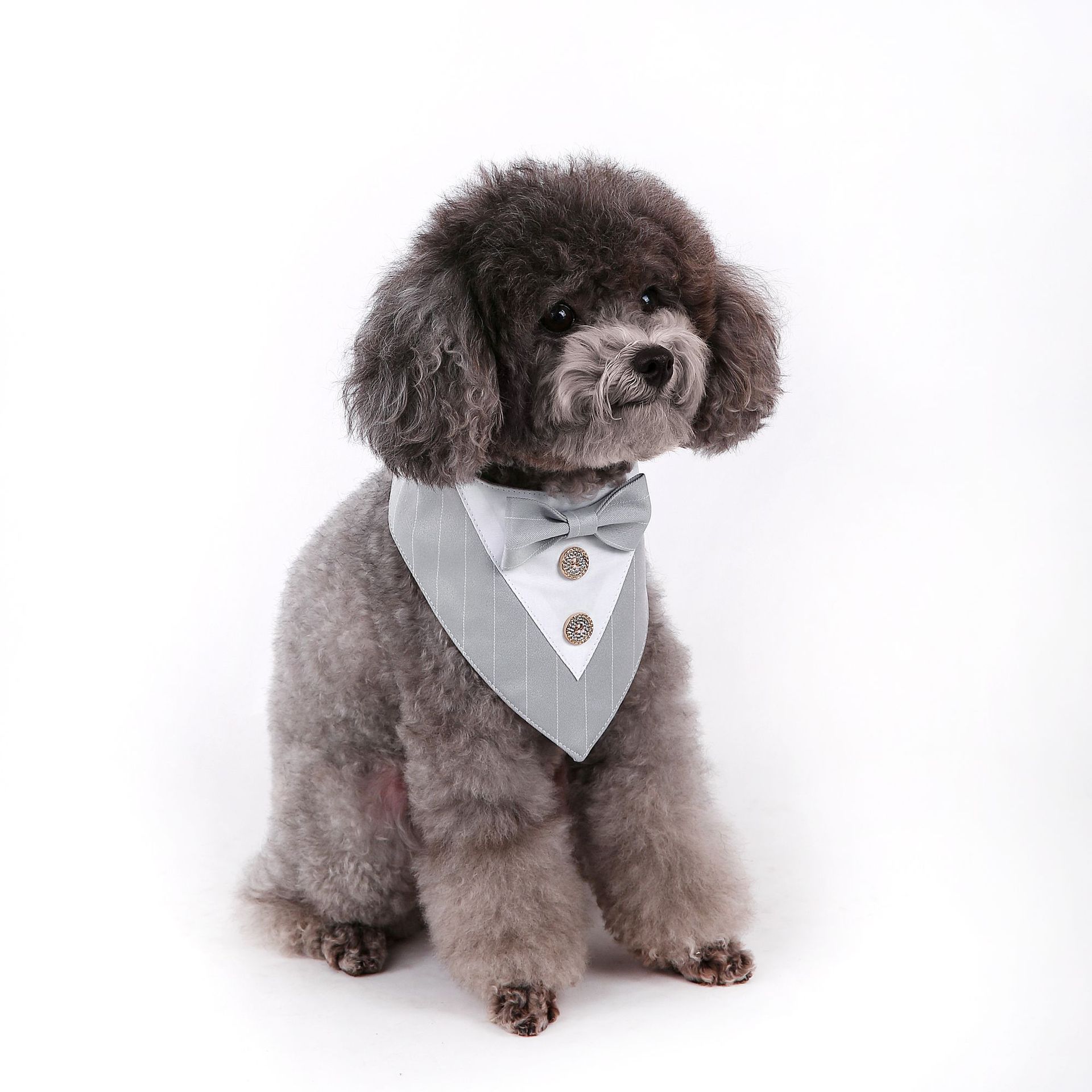 Navidad Año Nuevo Spot transfronterizo boda británica trajes toallas para mascotas bufandas perros velcro toallas para mascotas triángulos