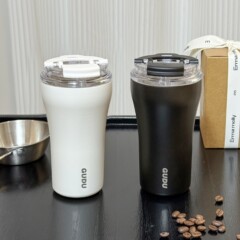 不锈钢保冷杯咖啡保温杯女生高颜值外出便携小巧随行杯吸管水杯子