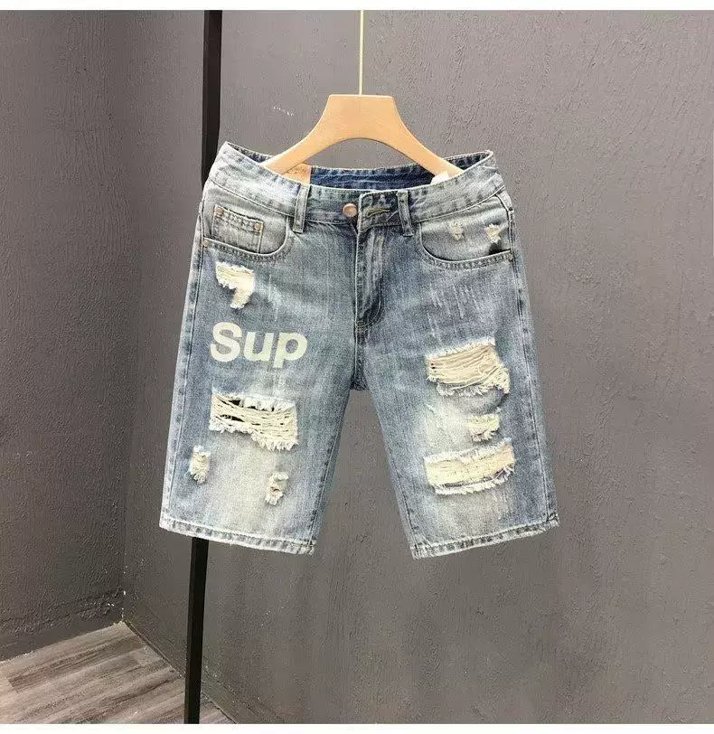 Denim skirt, summer shorts, trend trousers for leisure, oversize