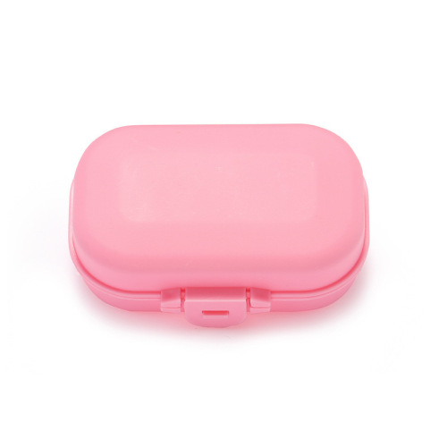 Plastic Foldable Reading Glasses Box with Hidden Clasp Pink Mini Small Box Colorful Storage Box Portable Eyeglass Case