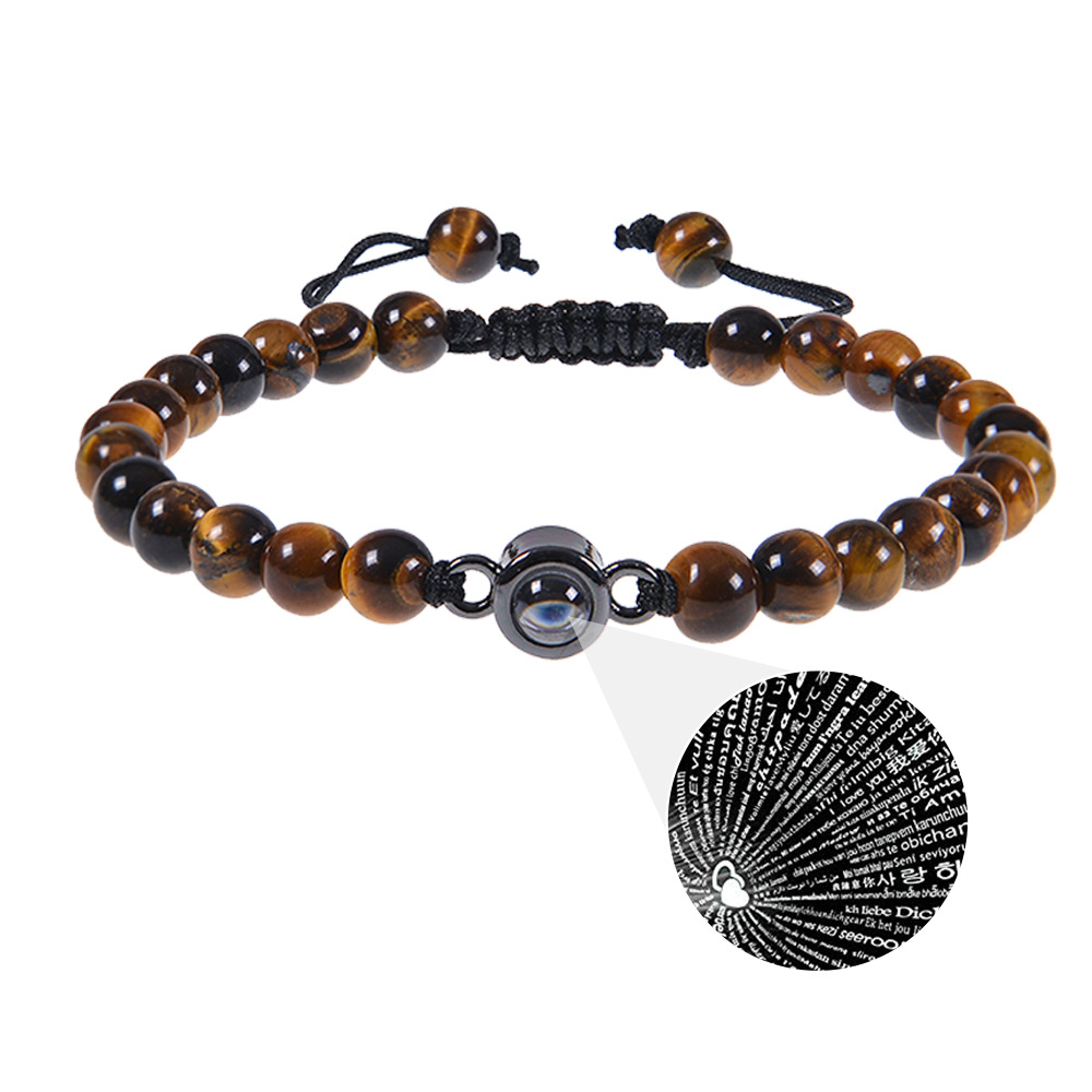 1 Piece Quantity Streetwear Geometric Natural Stone Bracelets