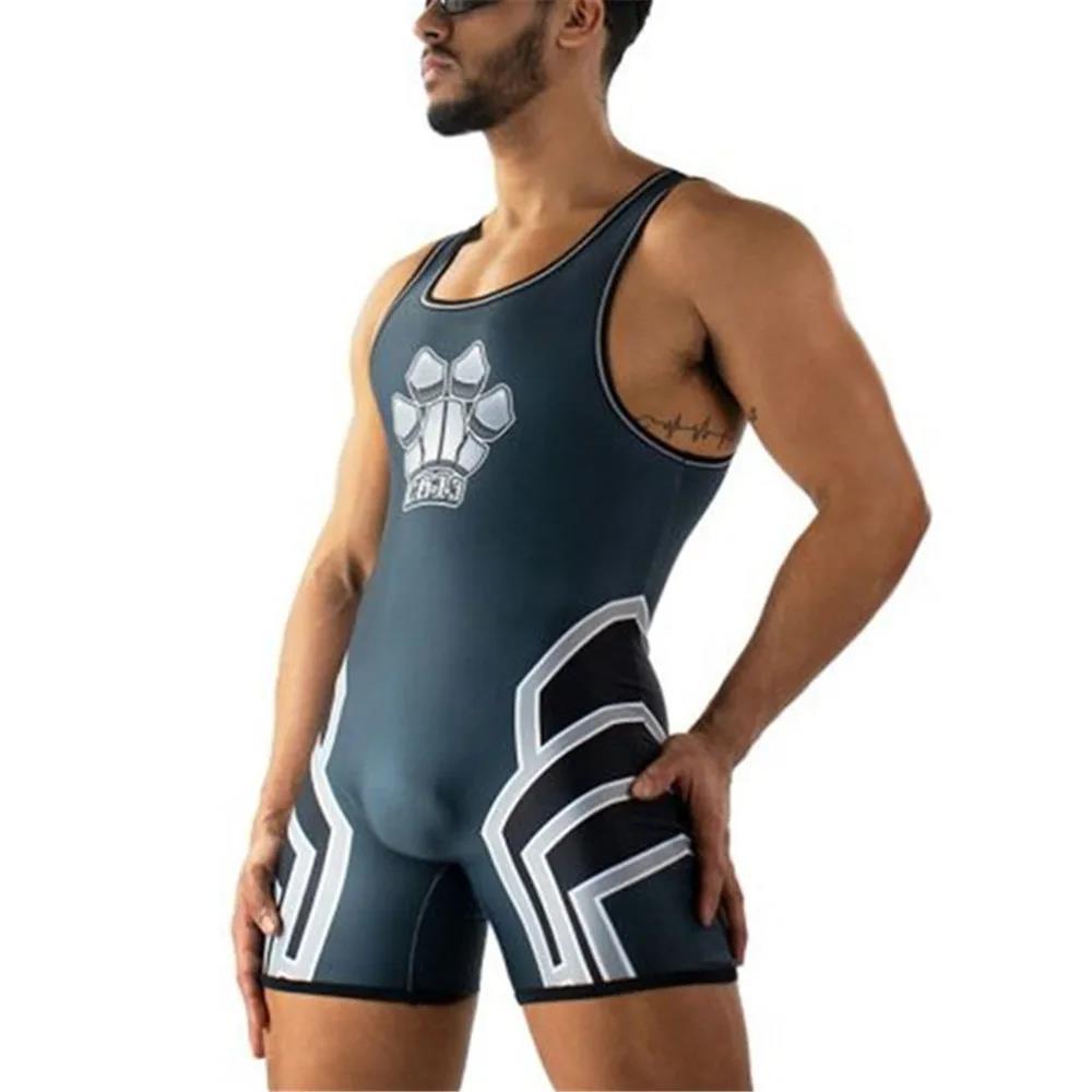 Tamed Dog Evil Alliance Men's Wrestling Suit Weightlifting Jumpsuit…