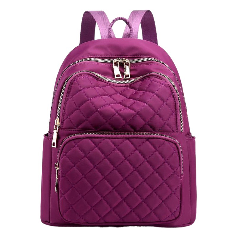 Fábrica al por mayor de las mujeres de moda casual bolsa de nylon de viaje de las mujeres ligeras mochila de moda estudiante universitario mochila