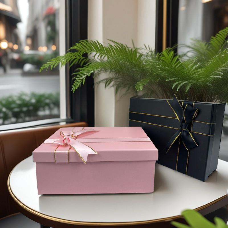 新款大批量现货礼品简约礼盒高档包装盒送父亲节礼盒空盒创意礼物