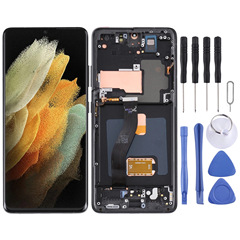 サムスンs 21ultraスクリーンアセンブリ枠付きg 998サーフェス5g液晶アモルディスプレイタッチスクリーンを適用します。