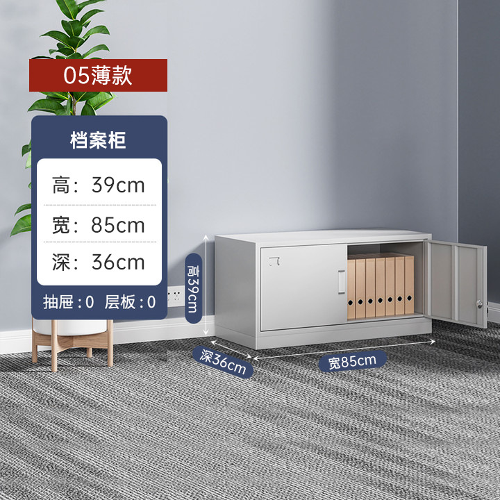 鋼製オフィス鉄皮書類棚財務資料書類棚よりたんす証明書棚引き出しの低いロッカー