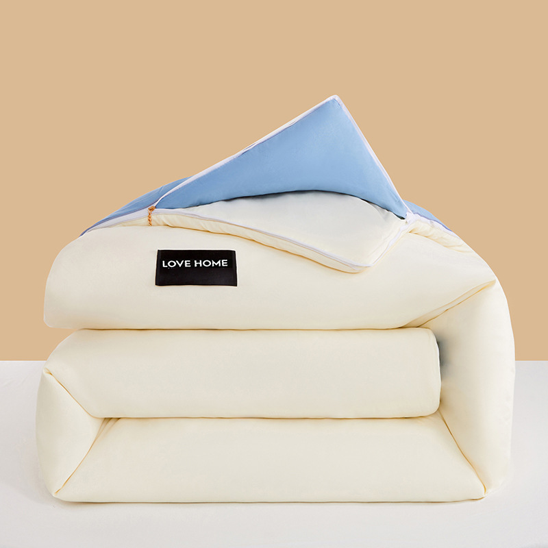 edredón de fibra de soja, edredón de invierno, edredón de invierno, edredón de algodón caliente, edredón de primavera y otoño, aire acondicionado para dormitorios individuales, general en cuatro estaciones