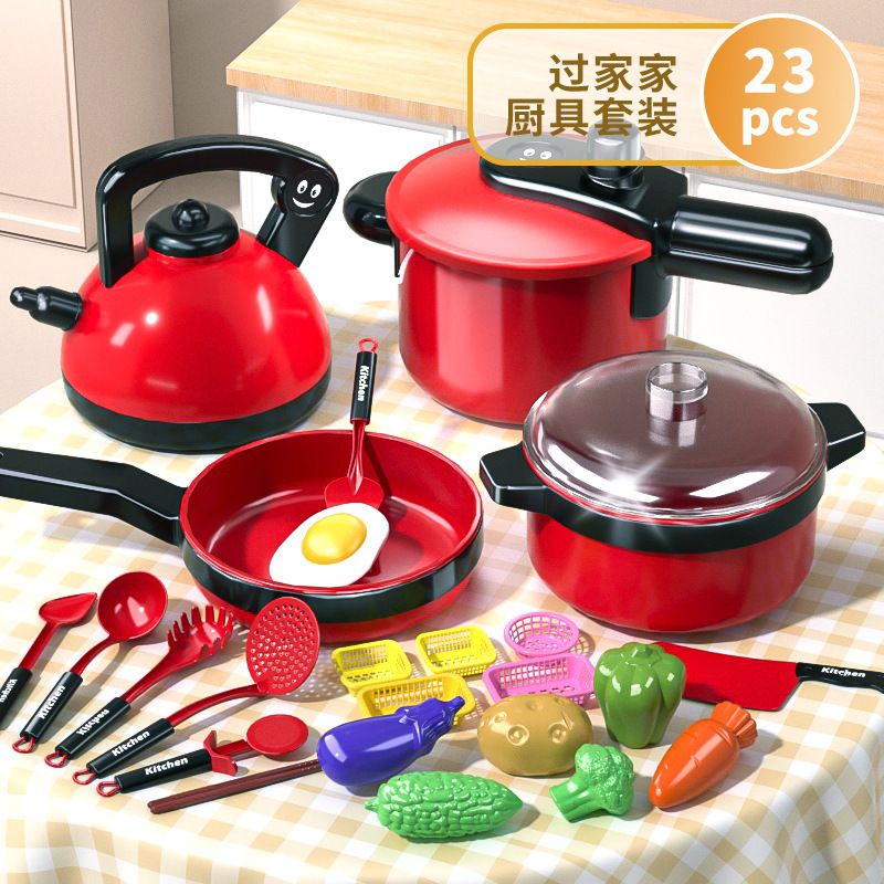 ままごとのおもちゃの女の子のミニの台所の女の子の赤ちゃんは子供の料理の調理器具をシミュレーションします。|undefined