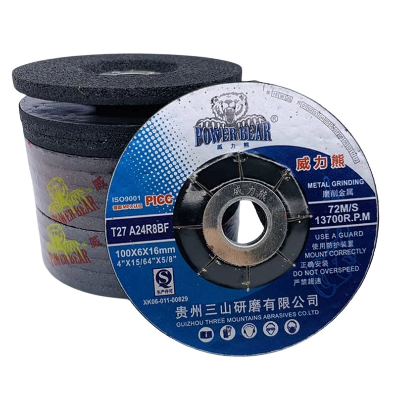 Powerful bear corner mill 100x6x16 angle grinding machine metal stainless steel resin sand wheel grinding polishing film grinding sheet