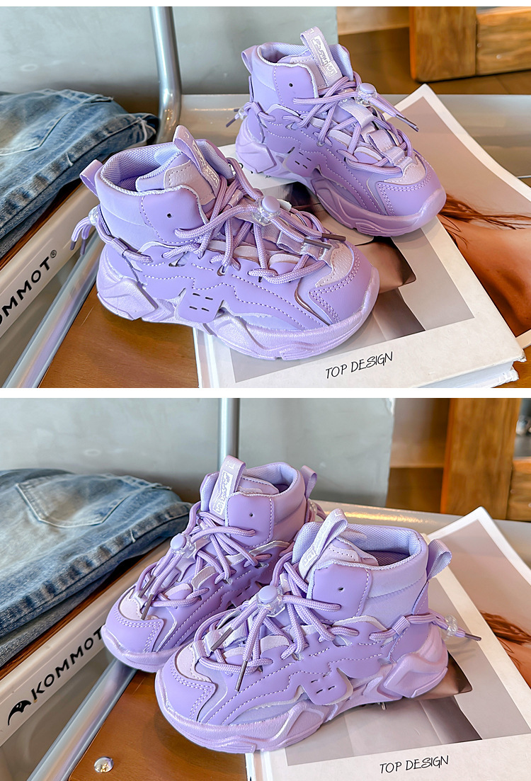 Neue kinder high top sport schuhe in kinder casual laufschuhe nicht-slip papa schuhe mode einzelnen schuhe_voghion.com