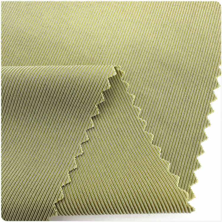 供应针织人丝加捻尼龙弹力罗纹 1*1人丝螺纹布 240克春秋连衣裙女