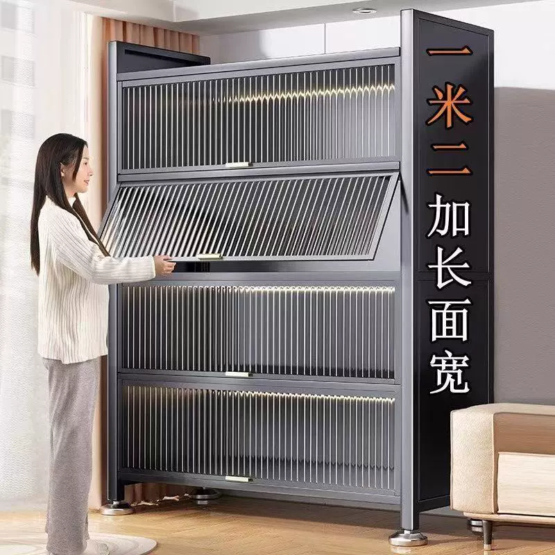 Напольная многоярусная кухонная полка для хранения с откидной крышкой, многофункциональная подставка для микроволновки, посуды и обеденного стола, оптом