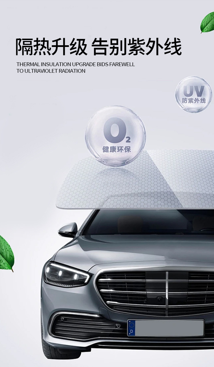 Car film wholesale 4s shop 30 meters a whole roll of car glass explosion-proof film insulation film 2ply solar film front side gear