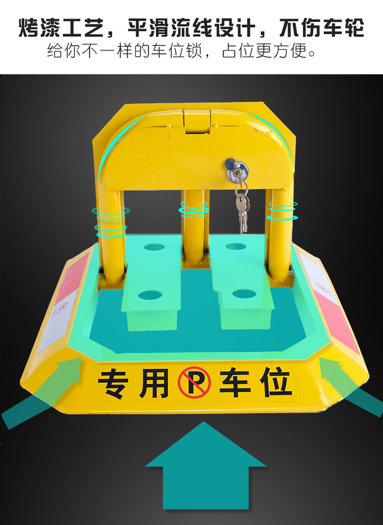 Parking Lock Space Saver Anti-Collision Parking Pile Garage Blocker