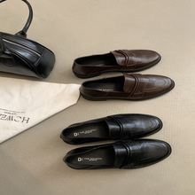 覆古日系小皮鞋女英伦风2025年春季新款韩版学生软底平底乐福单鞋