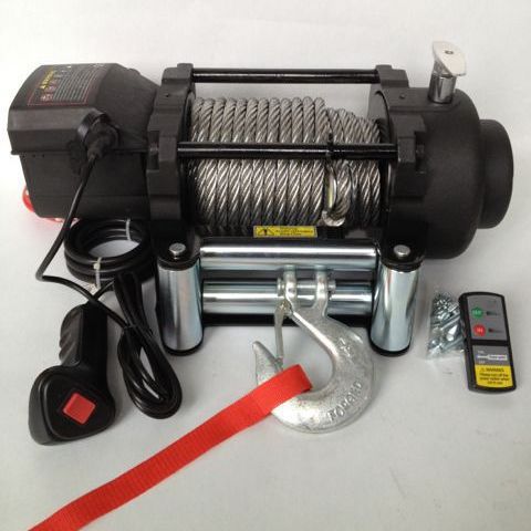 专业生产直流电动绞盘 电动绞盘20000LB 越野车绞盘可加工印logo