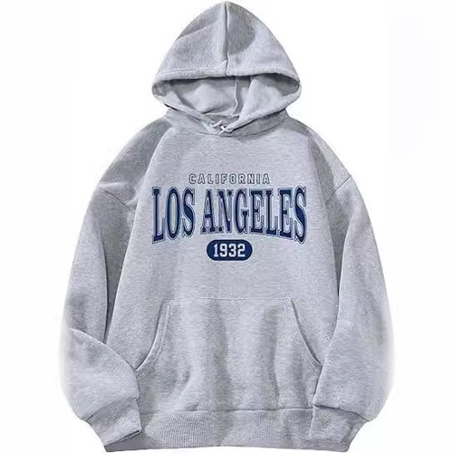 Foreign trade new style youth casual sports sweater with velvet hoodie pullover sweater for men and women, same autumn and winter with velvet