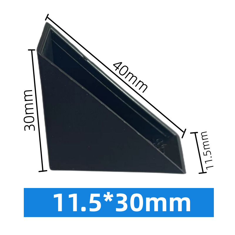 Embalaje de muebles triángulo anticolisión protección de esquina de plástico vidrio mármol protección de esquina de plástico fabricante